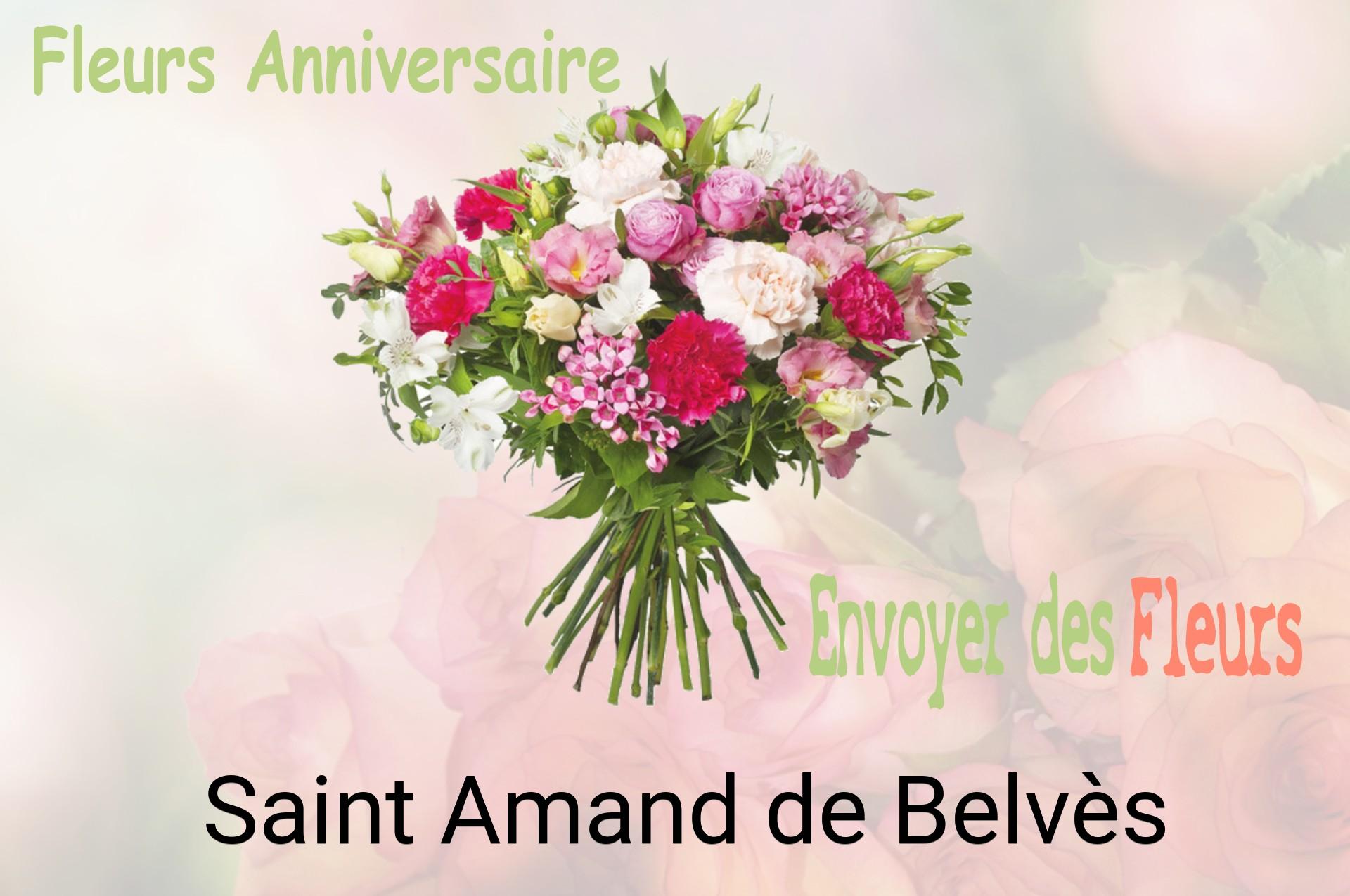 Bouquet de fleurs d’anniversaire livré à Saint-Amand-de-Belvès