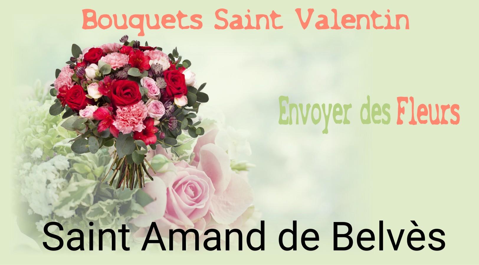 Roses de Saint-Valentin livrées à Saint-Amand-de-Belvès